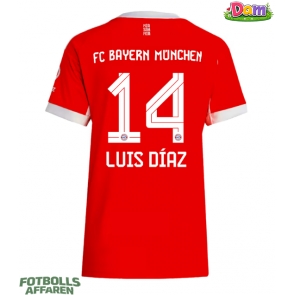 Bayern Munich Luis Diaz #14 Hemmatröja Kvinnor 2025-26 Kortärmad